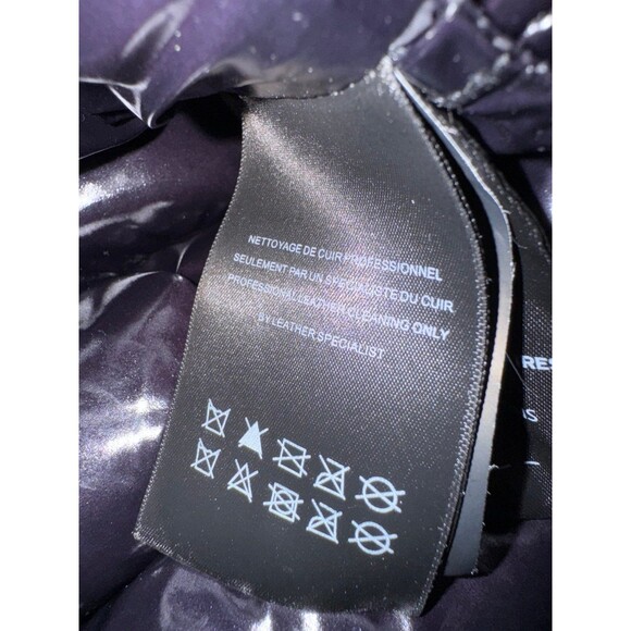 RUDSAK GLOSSY BLACK PUFFER HOODIE VEST NWOT small - Picture 7 of 11